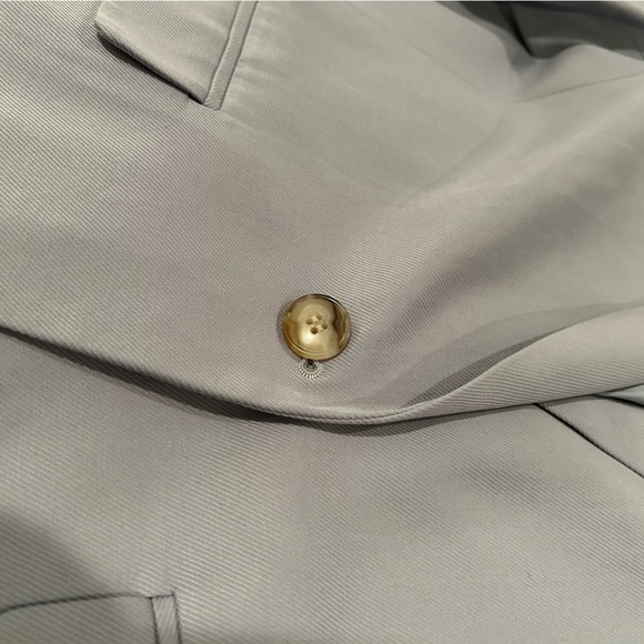 NWT Madewell oversized blazer in blue-grey size small - Picture 3 of 6